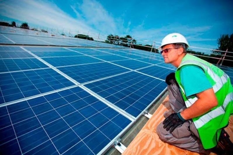 Instalação de Placas Solares Orçar Pontes Gestal - Placa Solar Elgin