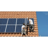 montagem de painel solar orçar Cordeirópolis